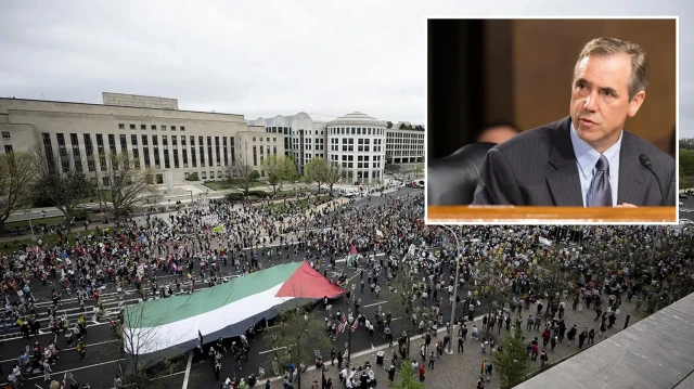 abdli senator merkleyden senato tarihinde bir ilk filistin devletinin taninmasi KOmpx6i1