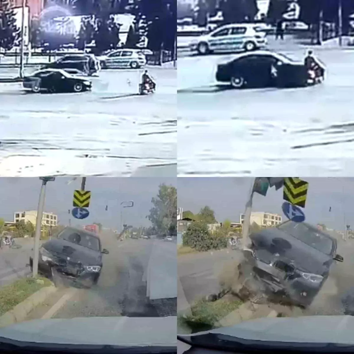 adanada otomobil motosiklete carpti surucu agir yaralandi Bsi2lg2F.jpg